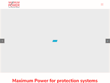 Tablet Screenshot of maximumpowerjo.com